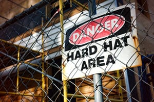Pedestrians must be protected when walking by construction sites.