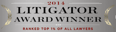 2014 Litigator Award 