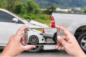 take photos to document your car crash